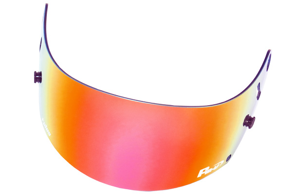 Fm-v Plus mirror coating visor PINK/GOLD LIGHT SMOKE for GP5W