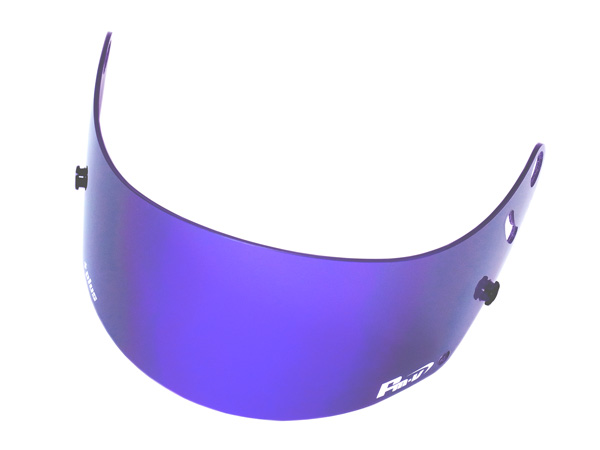 Fm-v Plus mirror coating visor PURPLE/BLUE LIGHT SMOKE GP5W