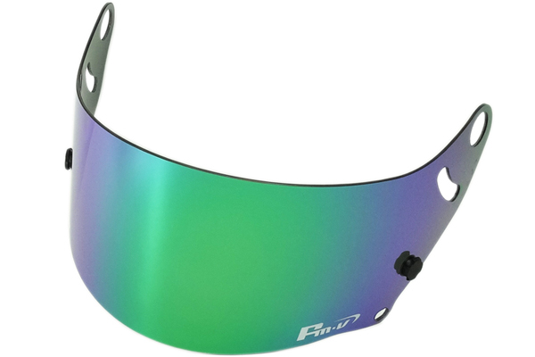 Fm-v Plus mirror coating visor GREEN DARK SMOKE CK-6S
