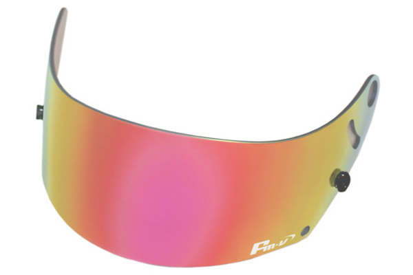 Fm-v Plus mirror coating visor PINK/GOLD LIGHT SMOKE for GP6 SK6