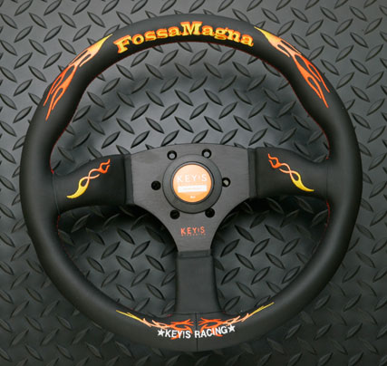 KEY!S Racing Steering Wheels Semicone Type Fossa Magna - Click Image to Close