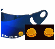 Ropos GOLD Helmet visor accessory for Arai GP5 GP6