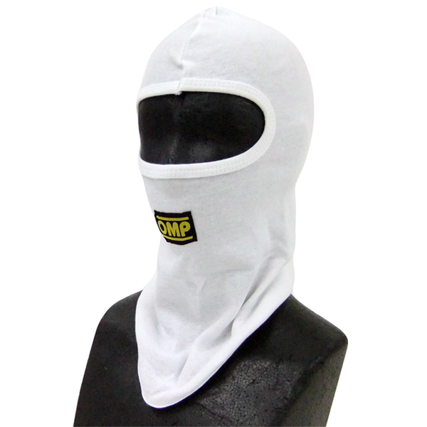 OMP RACING KART FACE MASK WHITE - Click Image to Close