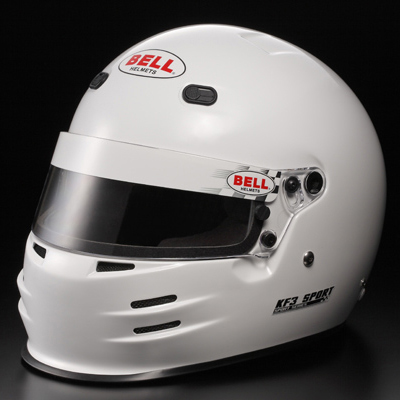 BELL RACING ヘルメット KF3 SPORTS サイズ L ホワイト SNELL：SA201