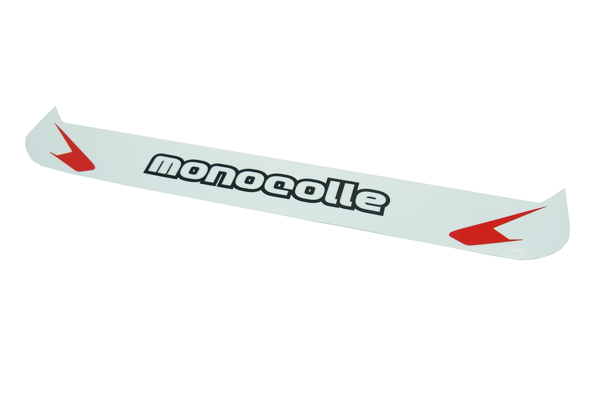 monocolle visor sticker HORN BASIC monocolle White/Red for stilo