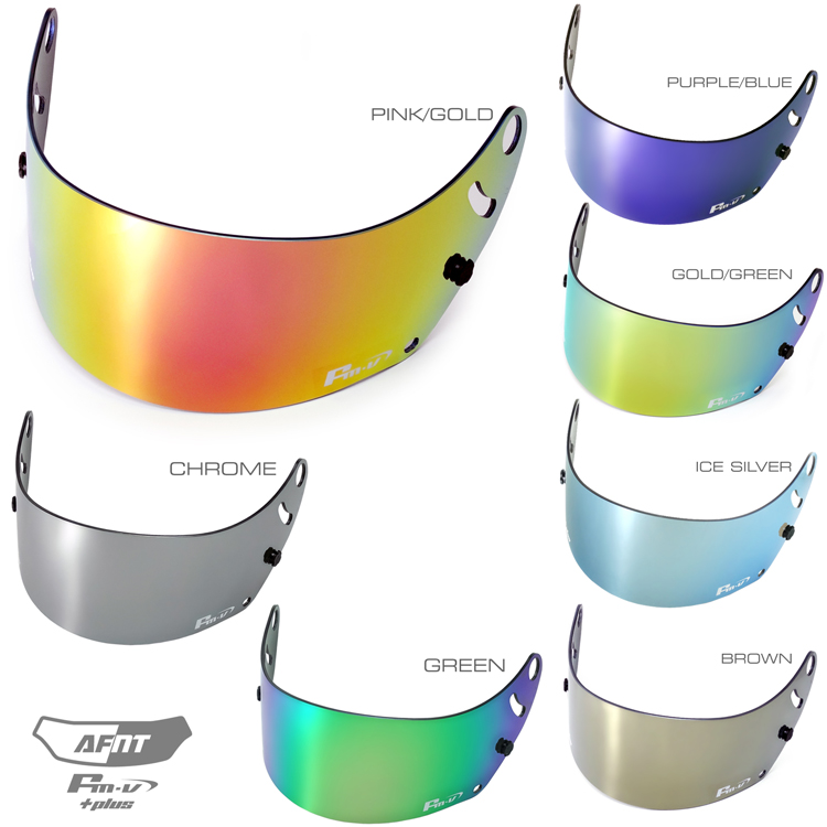 AFNT Anti Fog version Fm-v Plus mirror coating visor for GP6 SK6