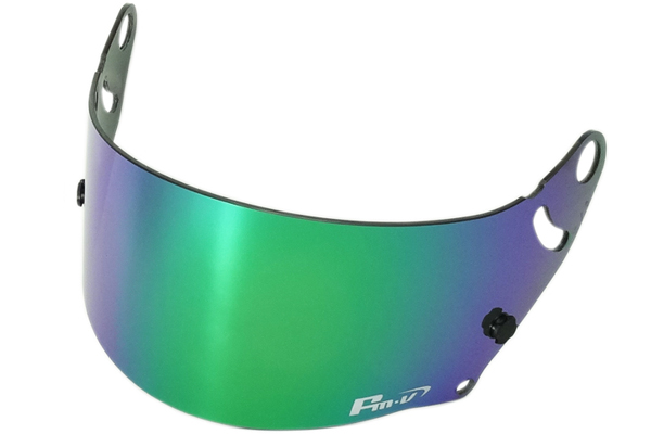 Fm-v Plus mirror coating visor GREEN SMOKE for GP5W