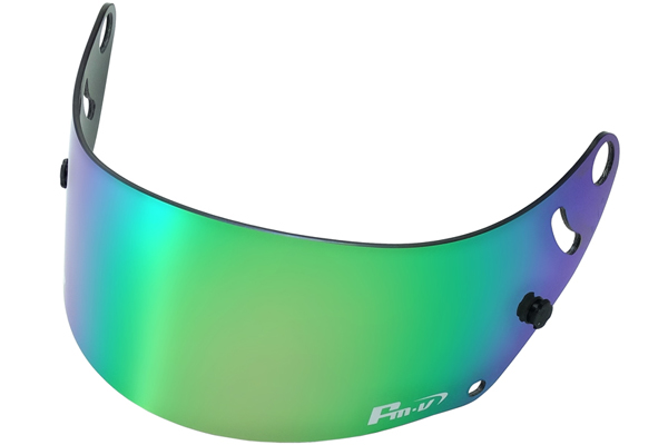 Fm-v Plus mirror coating visor GREEN SMOKE for GP6 SK6