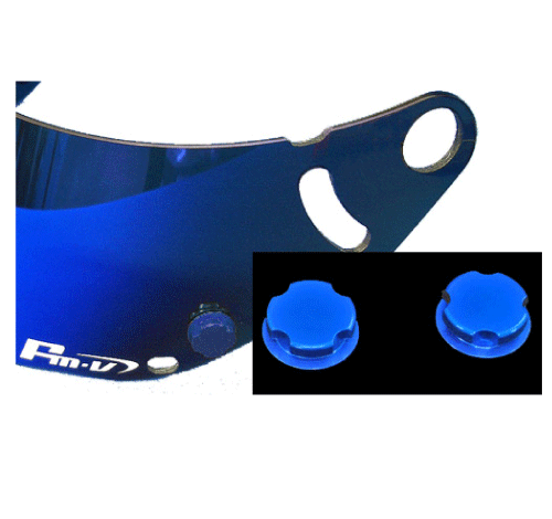 Ropos BLUE Helmet visor accessory for Arai GP5 GP6
